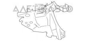 Suport aripa dreapta fata BMW X5 F15 14-18 pe caroserie nou, neoriginal.