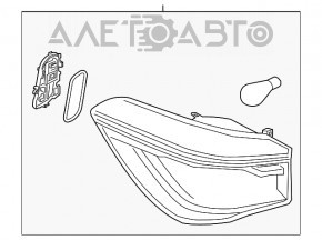 Lampa exterioară stânga aripă BMW X1 F48 16-22 halogen nou aftermarket