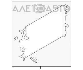 Radiator de răcire apă Ford Fusion mk5 13-20 hibrid, plug-in nou, neoriginal KOYORAD