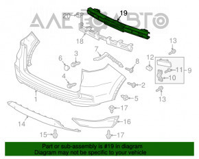 Amplificatorul pentru bara spate a modelului Honda CRV 12-14 este nou, dar nu este original.