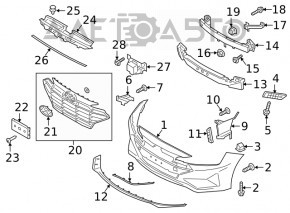 Husa televizor Hyundai Elantra AD 19-20 nou, neoriginal