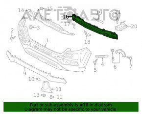 Amplificatorul de bara spate Hyundai Kona 18-21 1.6, 2.0 FWD nou, neoriginal