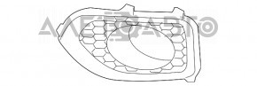 Rama dreapta a farului pentru Kia Sorento 11-13, nou, aftermarket.