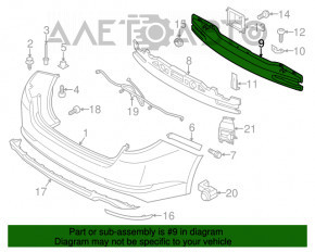 Amplificatorul pentru bara spate Kia Optima 14-15, nou, neoriginal.