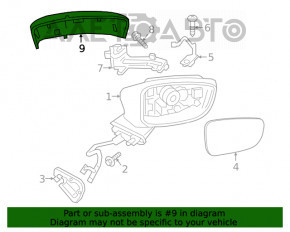 Крышка зеркала левая Mazda 6 13-21