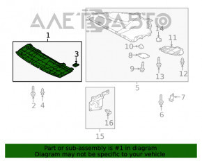 Protecție motor față Mazda 6 18-21 nouă, neoriginală