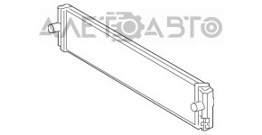 Radiatorul de răcire a invertorului Toyota Venza 21- nou, neoriginal NRF.