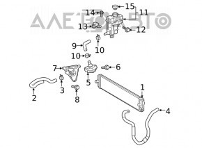 Radiatorul de răcire a invertorului Toyota Venza 21- nou aftermarket NISSENS