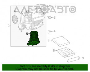 Мотор вентилятор печки Toyota Venza 21-