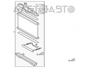 Radiator de răcire apă pentru Lexus ES350 07-12, nou, neoriginal.