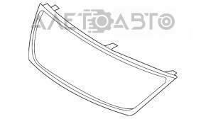 Cadru cromat pentru grila radiatorului Lexus IS250 IS300 IS350 11-13, nou, neoriginal.