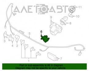 Senzor de temperatură a aerului ambiant Ford Explorer 16-19 fără suport