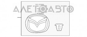 Emblema capacului portbagajului Mazda 6 18-21.