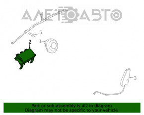 Airbag-ul pasagerului din bordul Mazda 6 18-21