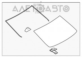 Geam spate Mazda 6 18-21 SUA