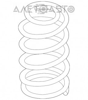 Пружина задняя левая Mazda 6 18-21