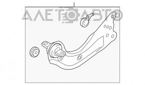 Maneta longitudinală spate dreapta Mazda 6 18-21