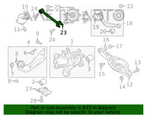 Bară transversală inferioară spate dreapta Mazda 6 18-21