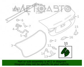 Blocare capac portbagaj Mazda 6 18-21