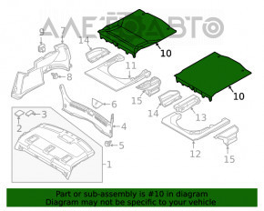 Capacul portbagajului Mazda 6 18-21