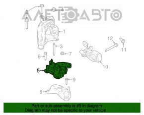 Подушка двигателя левая Ford Ecosport 18-21 1.0T