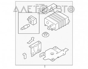 Canistra cu absorbant de cărbune Ford Ecosport 18-22