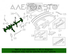 Tubul de subtorpilor pentru Mazda 6 18-21