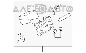 Radio casetofon Mazda6 09-13