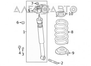 Amortizor spate dreapta Mazda 6 18-21