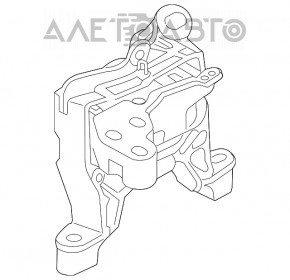 Pernele motorului dreapta Mazda 6 18-20 2.5 manuală