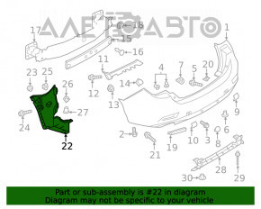 Aripa spate dreapta spate Mazda 6 18-21