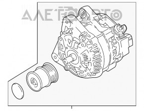 Генератор Ford Ecosport 18-21 1.0T