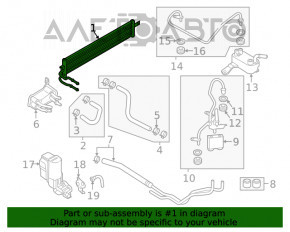 Radiator de ulei de răcire Ford Ecosport 18-21 1.0T