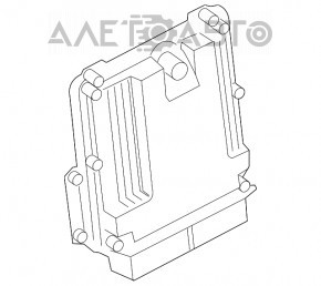 Блок ECU компьютер двигателя Ford Ecosport 18-21 1.0T