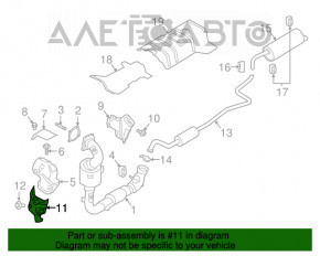 Protecția colectorului inferior Ford Ecosport 18-21 1.0T