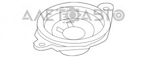 Difuzorul din panoul frontal central al Mazda CX-5 17- BOSE