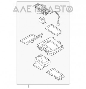 Capacul schimbatorului automat de viteze pentru Mazda CX-5 17- zgârieturi