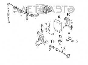 Блок ECU компьютер двигателя Mazda6 09-13 2.5