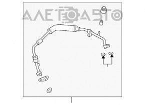 Compresorul cuptorului de aer condiționat Ford Escape MK4 20- hibrid