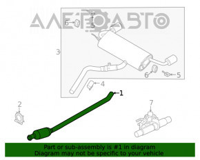 Convertor catalitic spate Ford Escape MK4 20-22 hibrid