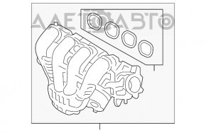 Colector de admisie pentru Ford Escape MK4 20- hibrid, plug-In