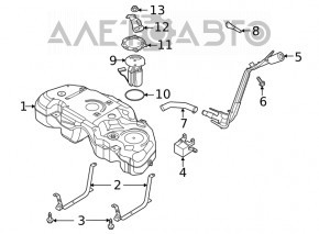 Pompă de combustibil, pompă de benzină Ford Escape MK4 20- hibrid