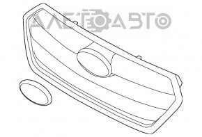 Grila radiatorului Subaru Outback 15-17 fără emblemă, nou, neoriginal.