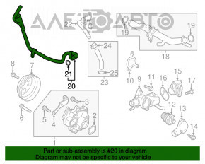 Radiator de răcire metalic pentru Mazda 6 18-21