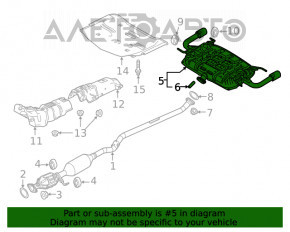 Silentioasa spate cu teava Mazda 6 18-21 2.5