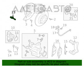 Senzorul ABS din spatele dreapta pentru VW Jetta 19-