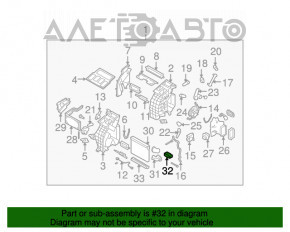 Клапан печки кондиционера Subaru b10 Tribeca