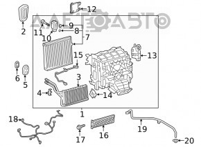 Montaj amplificator, aer condiționat Toyota Venza 23-