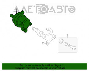 Pompa de racire auxiliara VW Touareg 11-17 3.6 noua originala OEM