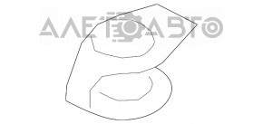 Capac rezervor spălator VW Touareg 11-17 nou original OEM